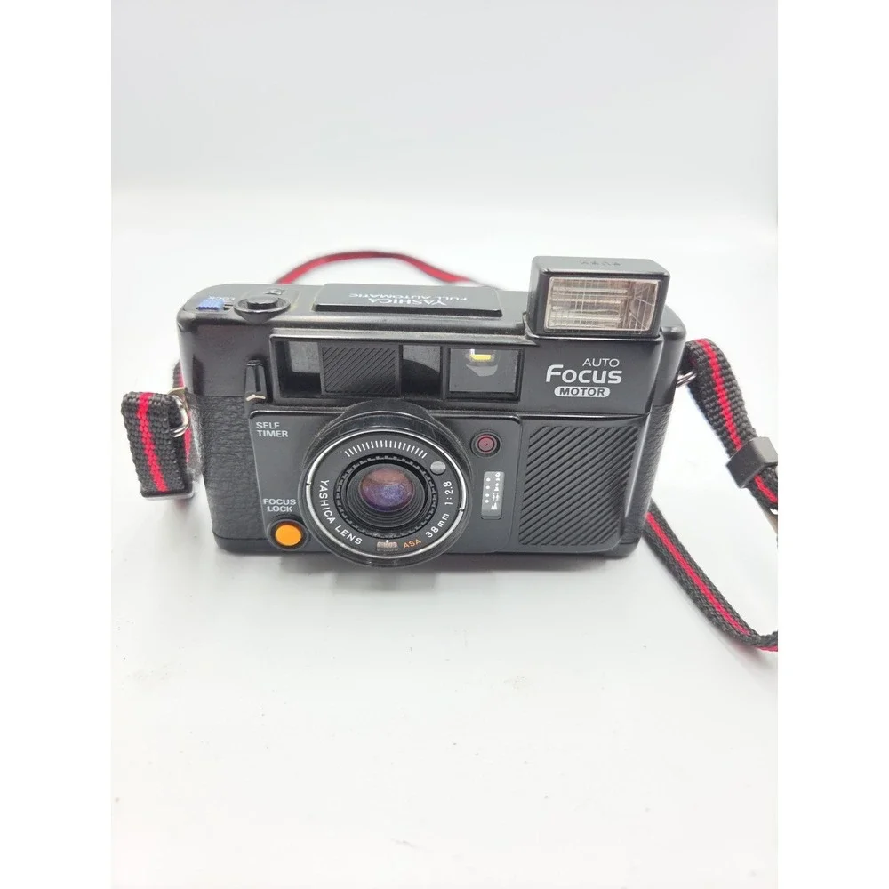 Yashica Full Automatic 35mm Film Point Shoot Camera w/ Auto Focus Motor AS-IS